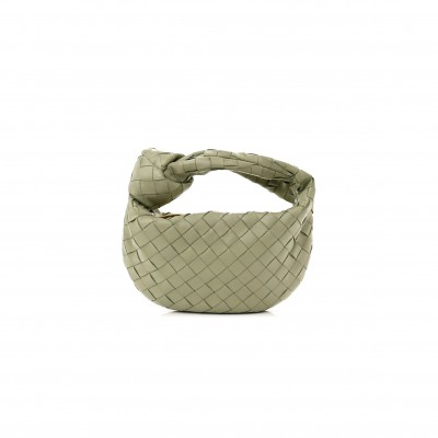 BOTTEGA VENETA NAPPA INTRECCIATO MINI JODIE TRAVERTINE (22*13*4cm)