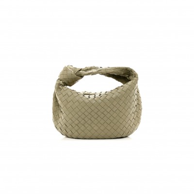 BOTTEGA VENETA NAPPA INTRECCIATO TEEN JODIE HOBO TRAVERTINE (37*21cm)