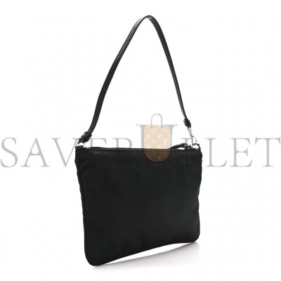 PRADA RE-NYLON VELA POUCH BLACK (24*18*14cm)