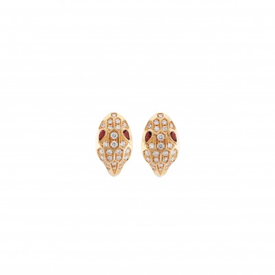 BVLGARI SERPENTI DIAMOND EARRINGS 380165