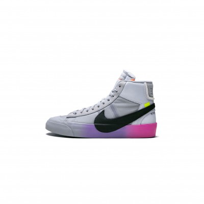 NIKE BLAZER MID OFF-WHITE WOLF GREY SERENA QUEEN AA3832-002