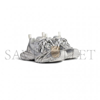 BALENCIAGA MEN'S 3XL SUMMER MESH SNEAKER IN WHITE SILVER 734734WTRMH9080