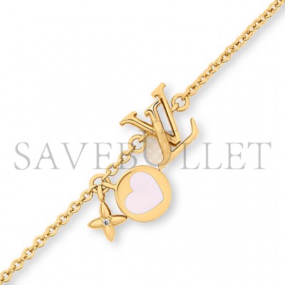 LOUIS VUITTON LV LCONIC HEART BRACELET M1211A