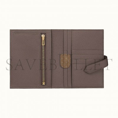 HERMES BEARN COMPACT WALLET H039790CD8F (12*9.5*0.4cm)