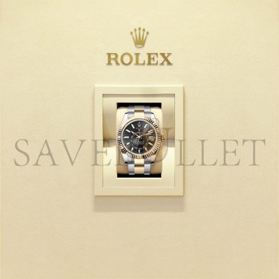 ROLEX SKY-DWELLER OYSTER, 42 MM, OYSTERSTEEL AND YELLOW GOLD WATCH 336933