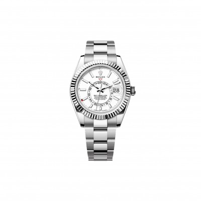 ROLEX SKY-DWELLER OYSTER, 42 MM, OYSTERSTEEL AND WHITE GOLD WATCH 336934