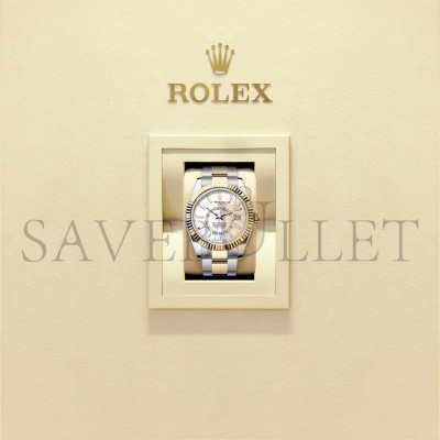 ROLEX SKY-DWELLER OYSTER, 42 MM, OYSTERSTEEL AND YELLOW GOLD WATCH 336933