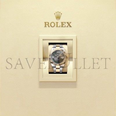 ROLEX DATEJUST 41 OYSTER, 41 MM, OYSTERSTEEL AND YELLOW GOLD WATCH 126333
