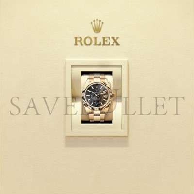ROLEX SKY-DWELLER OYSTER, 42 MM, YELLOW GOLD WATCH 336938