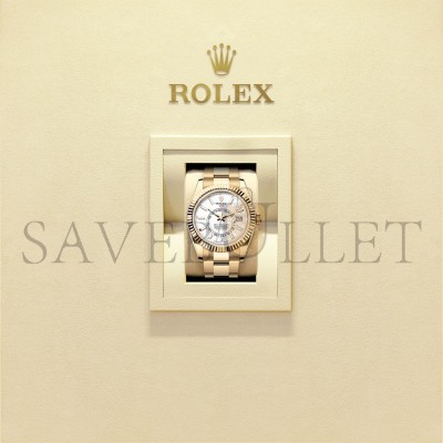 ROLEX SKY-DWELLER OYSTER, 42 MM, YELLOW GOLD WATCH 336938