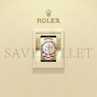 ROLEX SKY-DWELLER OYSTER, 42 MM, EVEROSE GOLD WATCH 336935