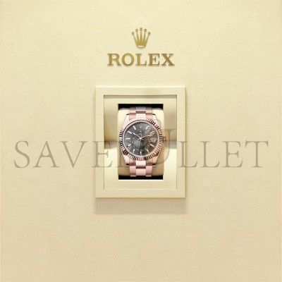 ROLEX SKY-DWELLER OYSTER, 42 MM, EVEROSE GOLD WATCH 336935