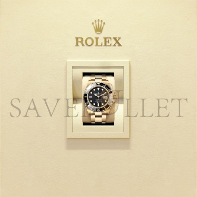 ROLEX SUBMARINER DATE OYSTER, 41 MM, YELLOW GOLD WATCH 126618LN