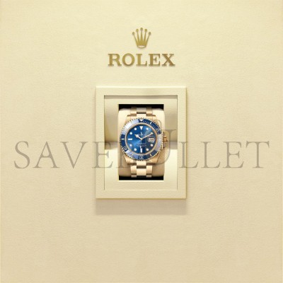 ROLEX SUBMARINER DATE OYSTER, 41 MM, YELLOW GOLD WATCH 126618LB