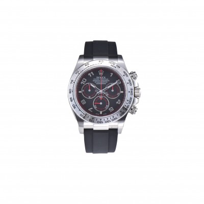 ROLEX DAYTONA  COSMOGRAPH 40MM 18K WHITE GOLD AUTOMATIC MECHANICAL WATCH 116519-0104
