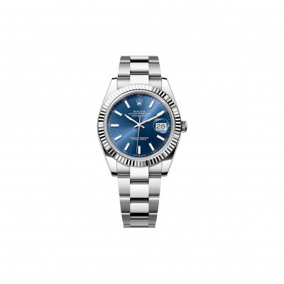 ROLEX DATEJUST 41 OYSTER, 41 MM, OYSTERSTEEL AND WHITE GOLD WATCH 126334-0001