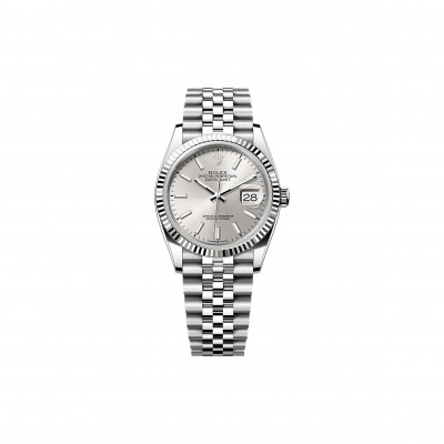 ROLEX DATEJUST 36 OYSTER, 36 MM, OYSTERSTEEL AND WHITE GOLD WATCH 126234-0013