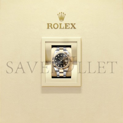 ROLEX DATEJUST 41 OYSTER, 41 MM, OYSTERSTEEL AND YELLOW GOLD WATCH 126333-0005