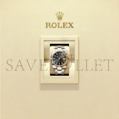 ROLEX DATEJUST 41 OYSTER, 41 MM, OYSTERSTEEL AND YELLOW GOLD WATCH 126333-0013