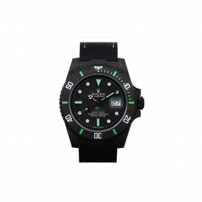 ROLEX SUBMARINER DIW CARBON GREEN WATCH 116610