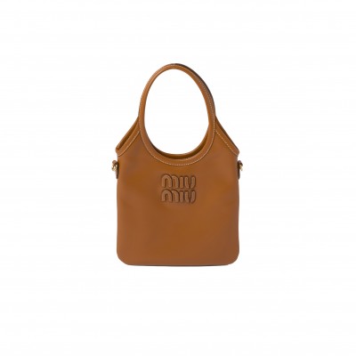 MIU MIU IVY LEATHER HANDBAG 5BG281 (24*20cm)
