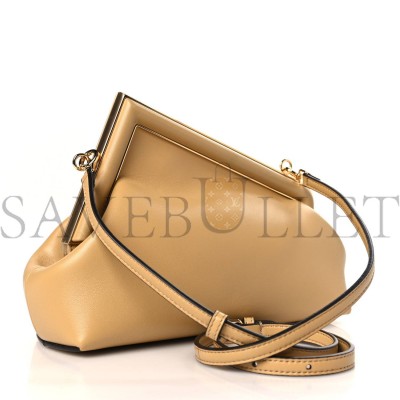 FENDI SHINY NAPPA SMALL FENDI FIRST SAHARA (26*18*9.5cm)