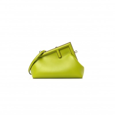 FENDI SHINY NAPPA SMALL FENDI FIRST WASABI (26*18*9.5cm)