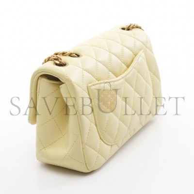 CHANEL MASTER CAMELLIA ADJUSTABLE BUCKLE CHAIN FLAP BAG LARGE MINI (20*13*7cm) 