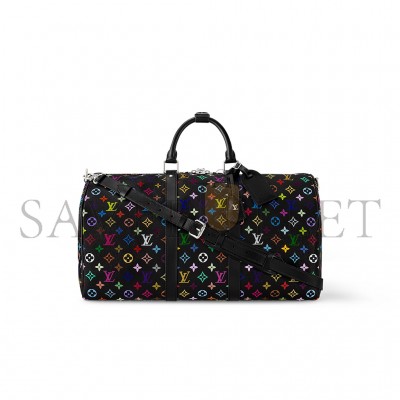 LOUIS VUITTON MURAKAMI LV X TM KEEPALL BANDOULIÈRE 50 M13745 (50*29*23cm)