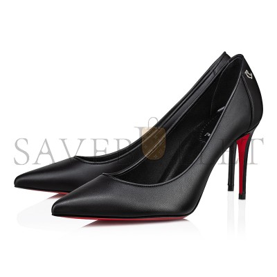 CHRISTIAN LOUBOUTIN SPORTY KATE 85 MM PUMPS-NAPPA LEATHER-BLACK-WOMEN 1240544B439