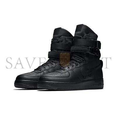 NIKE SF AIR FORCE 1 HIGH TRIPLE BLACK 864024-003