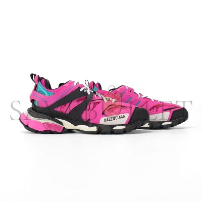 BALENCIAGA  MESH FABRIC WOMENS TRACK SNEAKERS PINK BLACK 542436W2LA12048