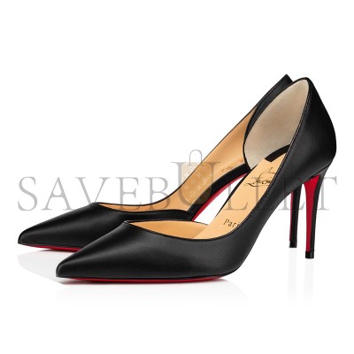 CHRISTIAN LOUBOUTIN IRIZA 85 MM PUMPS-NAPPA LEATHER-BLACK-WOMEN 1210648BK01