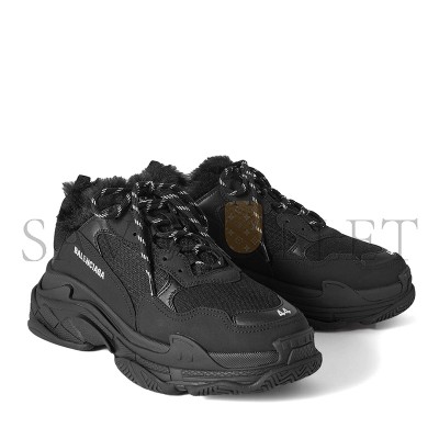 BALENCIAGA FAUX FUR TRIM SNEAKERS 668563W3CQ51000