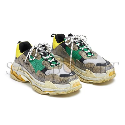 BALENCIAGA X GUCCI PRE-LOVED THE HACKER PROJECT TRIPLE S SNEAKERS 681067UMO209766