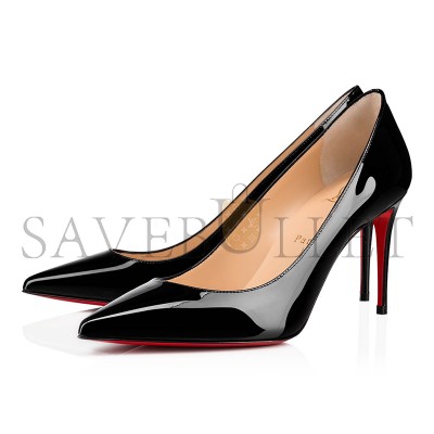 CHRISTIAN LOUBOUTIN KATE 85 MM PUMPS-PATENT CALF LEATHER-BLACK-WOMEN 3191416BK01