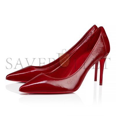 CHRISTIAN LOUBOUTIN SPORTY KATE 85 MM PUMPS-VOG PATENT LEATHER-LOUBI-WOMEN 1250034R558