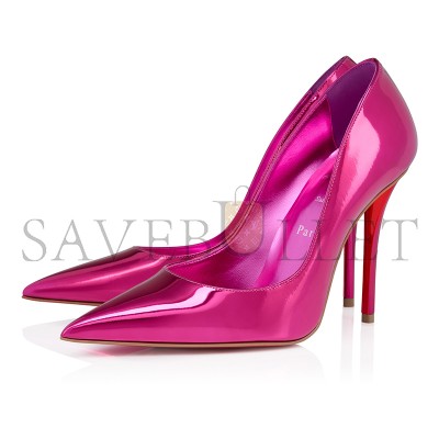 CHRISTIAN LOUBOUTIN MISS Z 100 MM PUMPS-LAMINATED CALF LEATHER-BILLY-WOMEN 1250650P959