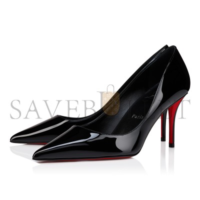 CHRISTIAN LOUBOUTIN MISS Z 80 MM PUMPS-PATENT CALF LEATHER-BLACK-WOMEN 1250929B439