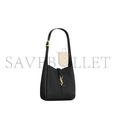 YSL LE 5 À 7 SUPPLE BABY IN GRAINED LEATHER 809461AADUU1000 (16*15*7cm)