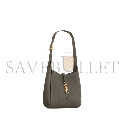 YSL LE 5 À 7 SUPPLE BABY IN GRAINED LEATHER 809461AADUU3212 (16*15*7cm)