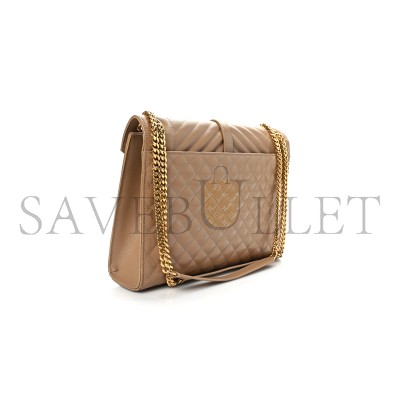 YSL BROWN ENVELOPE SHOULDER BAG 600185AACT72760 (31*22*7.5cm)