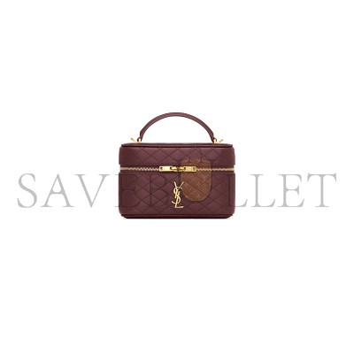 YSL GABY VANITY BAG IN LAMBSKIN 7667311EL076195 (18*11*6.5cm)