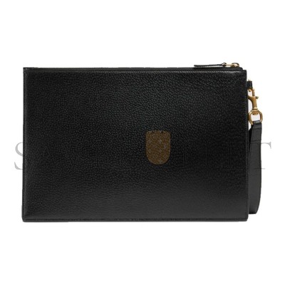 GUCCI ANIMALIER SERIES COW LEATHER CLUTCH 523684 (30.5*21*1.5cm)