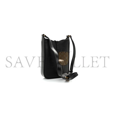 YSL MINI LE 5 À 7 VERTICAL HOBO BLACK 7352142R20W (18*13.5*3.5cm)