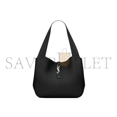 YSL LE 5 À 7 BEA IN GRAINED LEATHER 763435AAEQC1000 (50*28*18cm)
