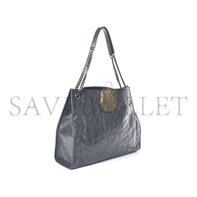YSL NIKI SHOPPER TOTE DARK SMOG 517049 (33*27*11.5cm)