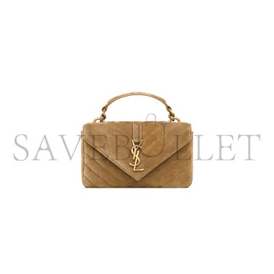 YSL COLLEGE MINI IN SUEDE 7794301U8273194 (20*13*3cm)