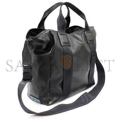 GUCCI BLACK MATTE GG CRYSTAL CANVAS TOTE 779816 (39*37*14cm)