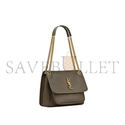 YSL NIKI MEDIUM IN GRAINED LAMBSKIN 633178AACYT3212 (28*20*8.5cm)